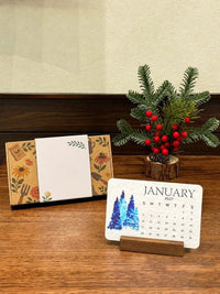 ⭐Calendar + Wooden Stand