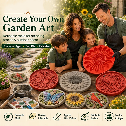 💥 Last-Day Sale - Garden Art Stepping Stone Mold💥