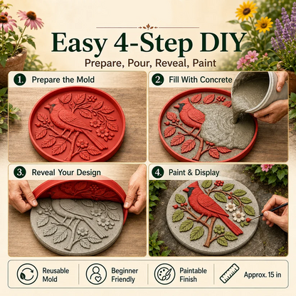 💥 Last-Day Sale - Garden Art Stepping Stone Mold💥