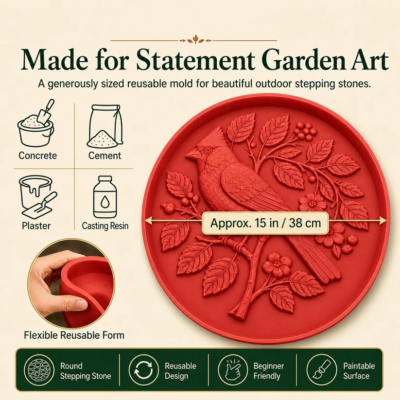 💥 Last-Day Sale - Garden Art Stepping Stone Mold💥