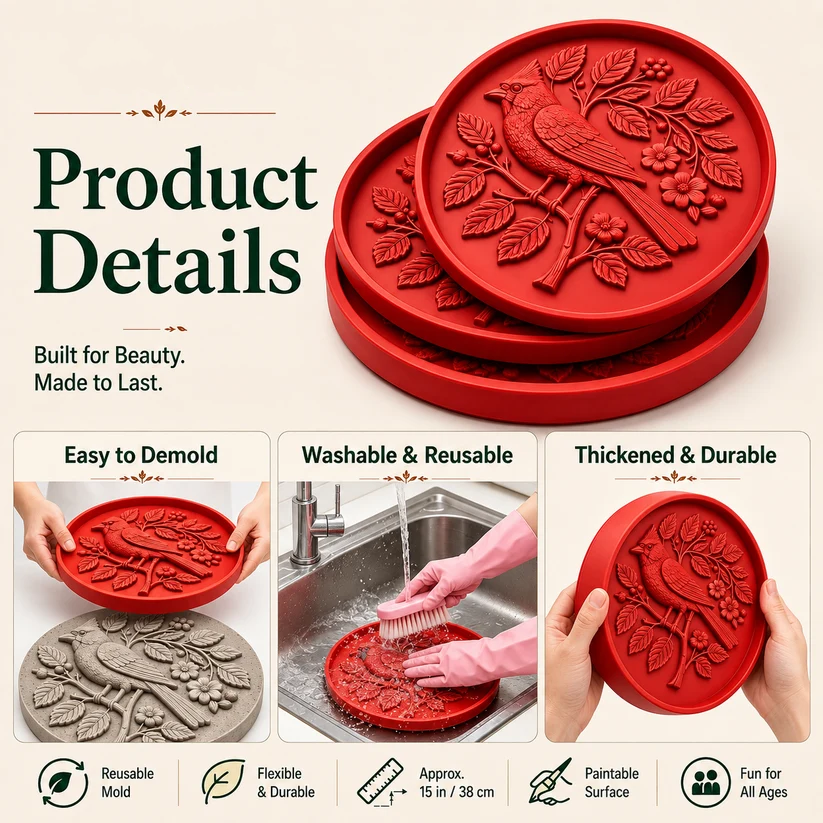 💥 Last-Day Sale - Garden Art Stepping Stone Mold💥