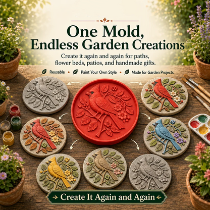 💥 Last-Day Sale - Garden Art Stepping Stone Mold💥