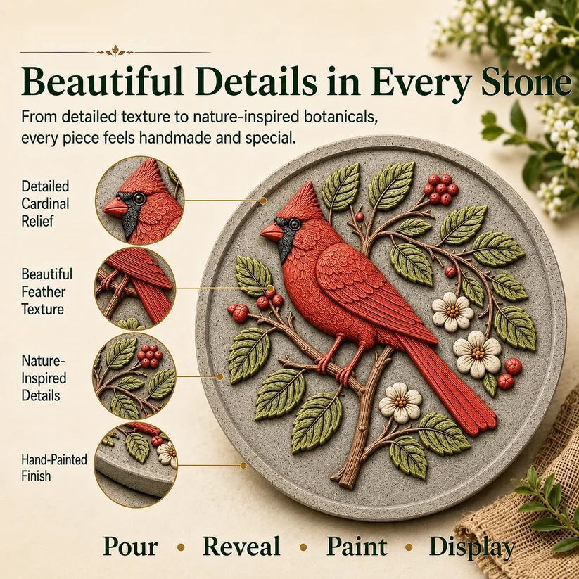 💥 Last-Day Sale - Garden Art Stepping Stone Mold💥