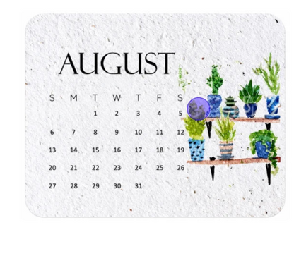 The 2027 Living Botanical Desk Calendar | Hand-Painted Eco Art Edition