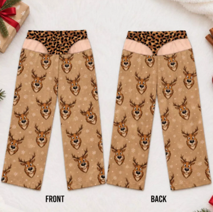 👖🔥 Cheeky Underwear Illusion Christmas Pajama Pants – Funny  Holiday Lounge Pants