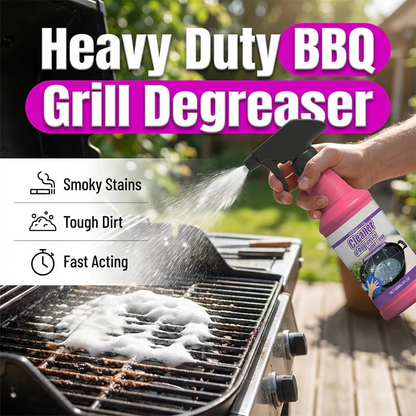 🔥Place an order and receive a free sponge and cleaning cloth—Fast-Acting Heavy-Duty Grill Degreaser Spray